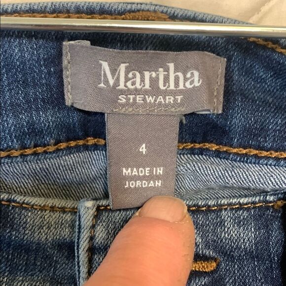Martha Stewart Blue Classic Denim Jeans - Picture 2 of 12
